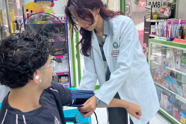 Ajman University Pharmacy Student Completes International Community Pharmacy Rotation at JUST, Jordan
