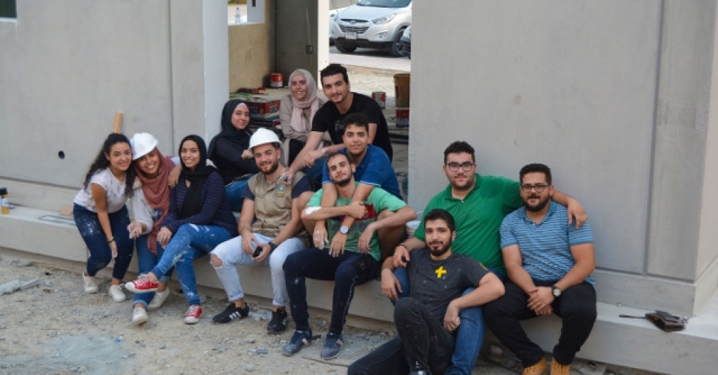 The Aqua Green team complete 70% of their project in the International Solar Decathlon Competition
