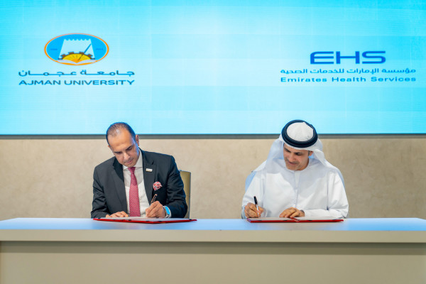 Ajman University and Emirates Health Services Sign MoU to Advance Healthcare Education