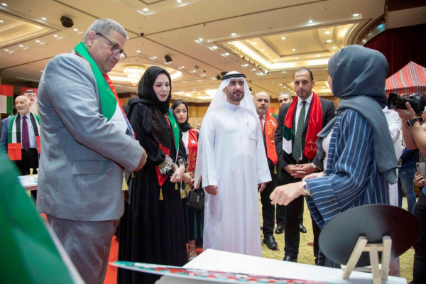 ماجد النعيمي يشهد احتفالات جامعة عجمان باليوم الوطني الـ 48