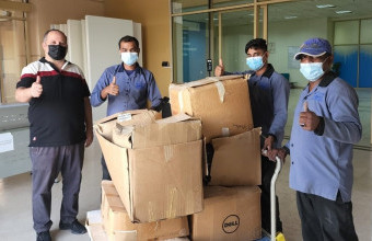 Ajman University Takes a Step Towards Carbon Neutrality by Contributing to Emirates Environmental Group’s Recycling Program