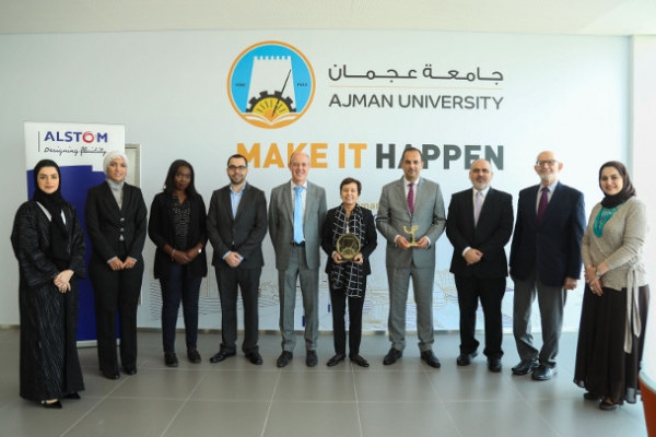 جامعة عجمان توقع مذكرة تفاهم مع شركة ألستوم