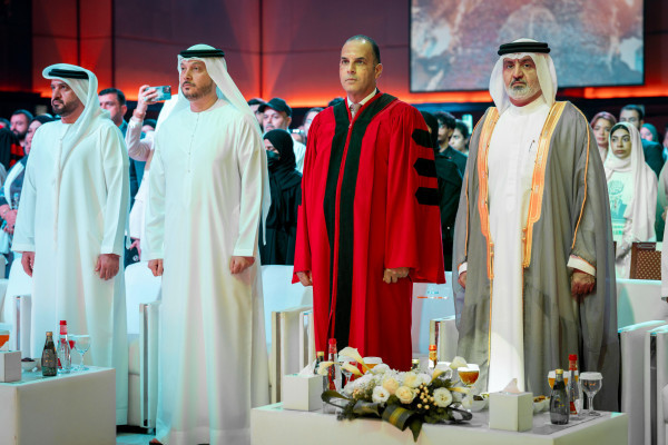 H.H. Sheikh Humaid Al Nuaimi Attends the Graduation Ceremony for Ajman University’s Class of 2025