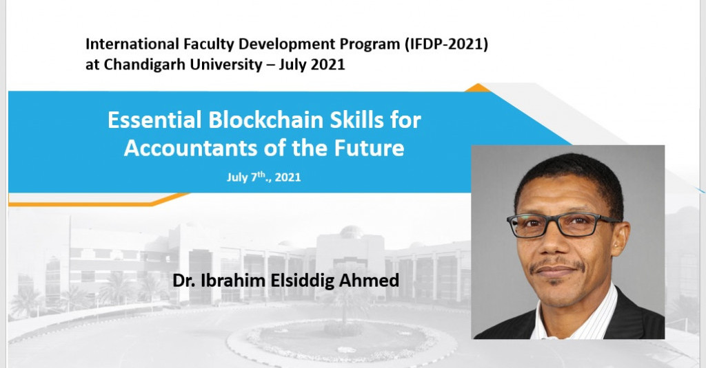 Dr. Ibrahim Elsiddig Participates as an Expert in the International Faculty Development Program (IFDP) at Chandigarh University