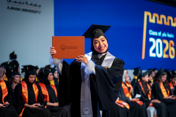 Consort of Ruler of Ajman Witnesses Graduation of 450 Female Students from UAE-Kuwait Brotherhood Class of 2026 at Ajman University