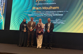 Ajman University’s College of Pharmacy and Health Sciences Demonstrates Research Excellence and Innovation at the 2nd Community Pharmacy Conference in Dubai