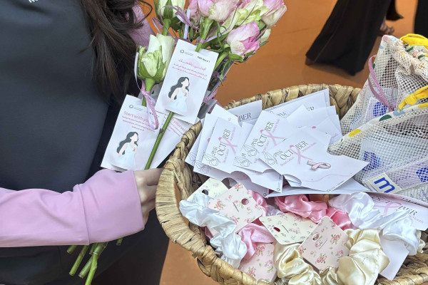 Nursing Students at College of Pharmacy and Health Sciences Promote Breast Cancer Awareness at Al Qassimi Women’s and Children’s Hospital