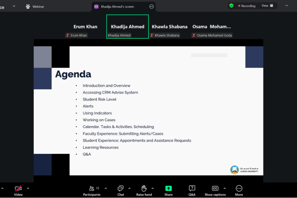 Student Success Center Hosts CRM Advise Webinar in Collaboration with IT