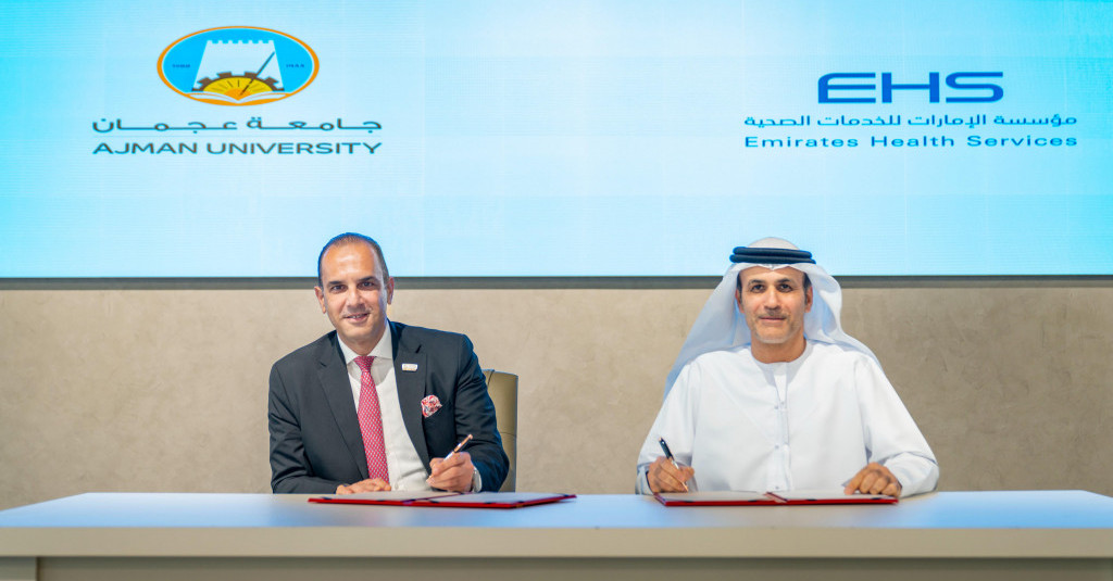 Ajman University and Emirates Health Services Sign MoU to Advance Healthcare Education