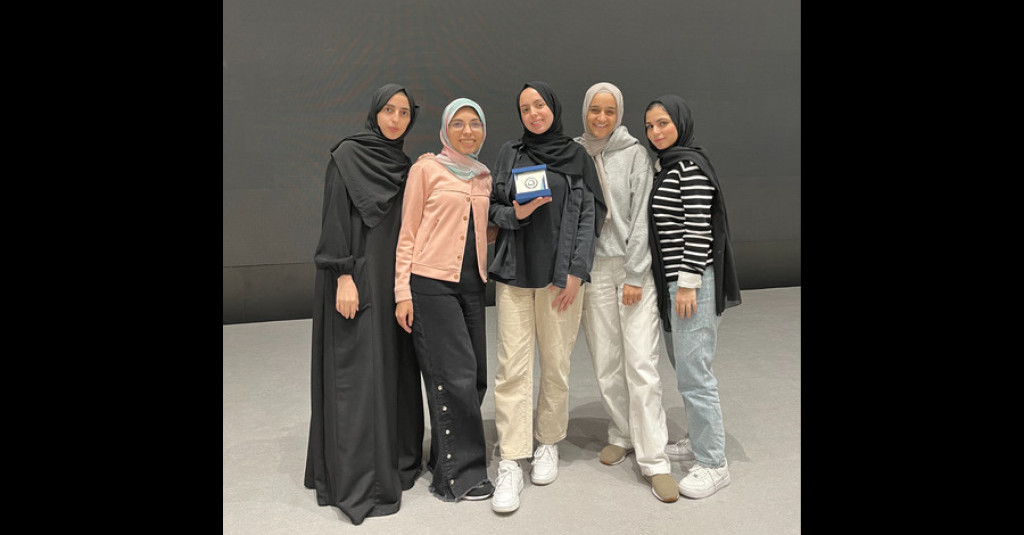 Ajman University Engineering Students Win Second Place in Scientific Poster Competition at ASET 2023