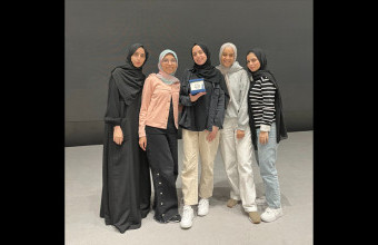 Ajman University Engineering Students Win Second Place in Scientific Poster Competition at ASET 2023