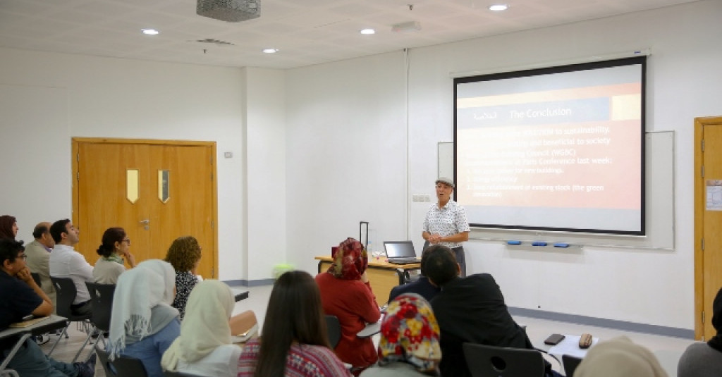 Green Buildings and Sustainability Seminar at Ajman University