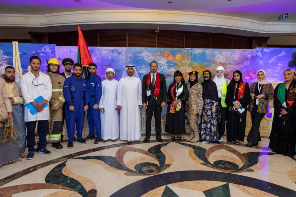 ماجد النعيمي يشهد احتفالات جامعة عجمان باليوم الوطني الـ 48