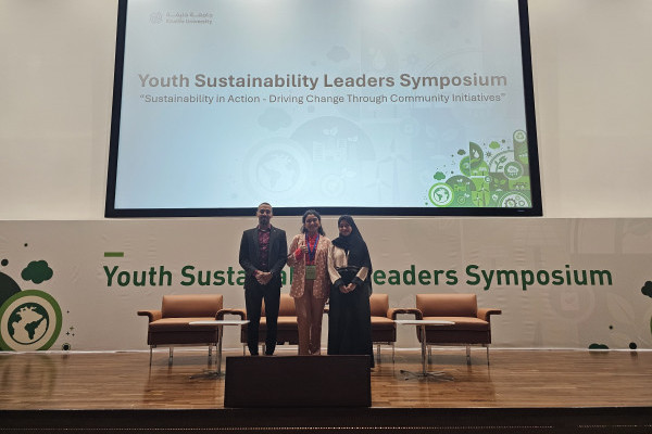 Ajman University Students Participate in the Youth Sustainability Leaders Symposium at Khalifa University