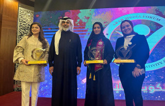 كلية الإعلام بجامعة عجمان تحصد جائزة الكويت للإبداع عن مشروع 