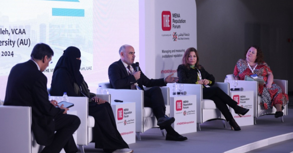 Ajman University Vice Chancellor Participates as Guest Speaker at Inaugural Times Higher Education MENA Reputation Forum