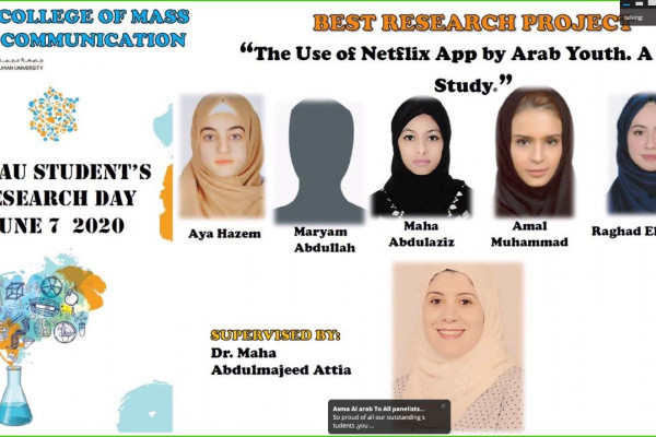 طلبة جامعة عجمان يتنافسون علميًا في زمن الكورونا ببحوث حول التعلم الذكي ونظم الطوارئ لمرضى القلب