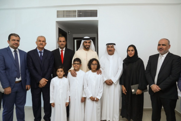 Sheikh Rashid bin Humaid Al Nuaimi, officially inaugurates the “Ajman University Building” project of Thamer Fund for Educational Solidarity