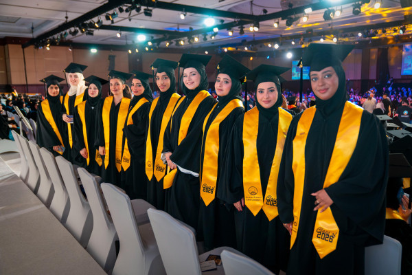 Consort of Ruler of Ajman Witnesses Graduation of 450 Female Students from UAE-Kuwait Brotherhood Class of 2026 at Ajman University