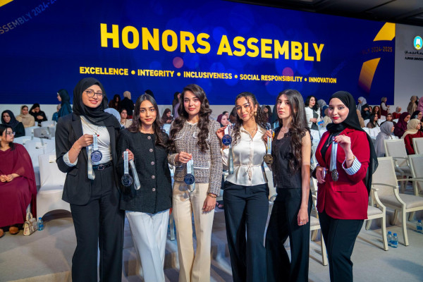Ajman University Recognizes Excellence Across Its Academic Community and Strategic Partners at the 2024–25 Honors Assembly
