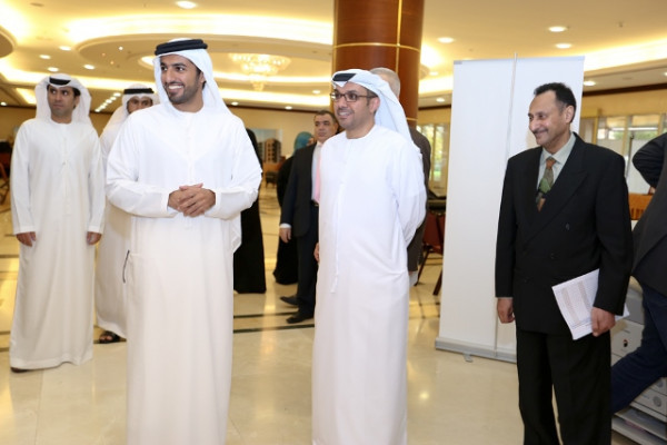 His Highness Sheikh Rashid bin Humaid Al Nuaimi Tours the New Projects and the Admission and Registration at Ajman University