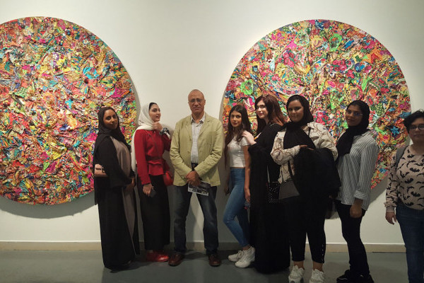 Field Visit for Graphic Design Students at Sharjah Art Museum