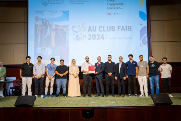 Ajman University Honors Winning Clubs in the 2024 Student Club Fair