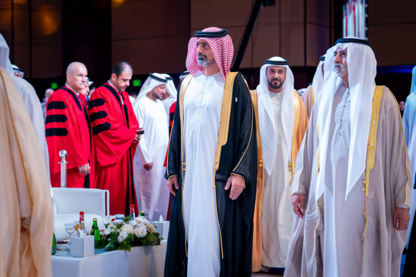 H.H. Sheikh Humaid Al Nuaimi Attends the Graduation Ceremony for Ajman University’s Class of 2025