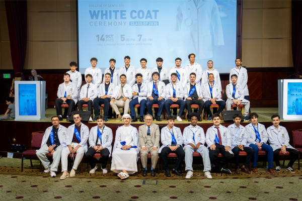 Dentistry Students Begin Their Medical Journey with the White Coat Ceremony
