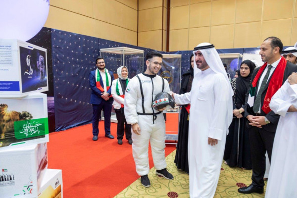 ماجد النعيمي يشهد احتفالات جامعة عجمان باليوم الوطني الـ 48