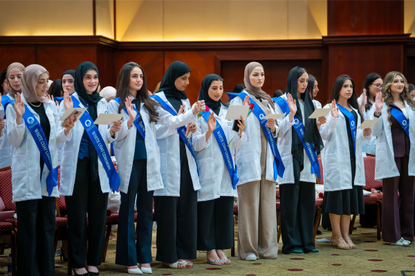 Dentistry Students Begin Their Medical Journey with the White Coat Ceremony
