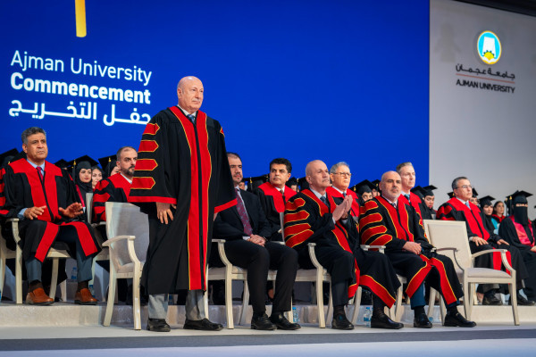 Consort of Ruler of Ajman Witnesses Graduation of 450 Female Students from UAE-Kuwait Brotherhood Class of 2026 at Ajman University