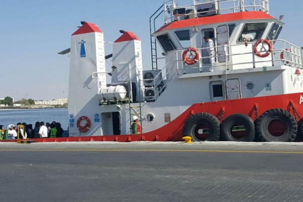 Ajman University Students Visit Ajman Port and Customs