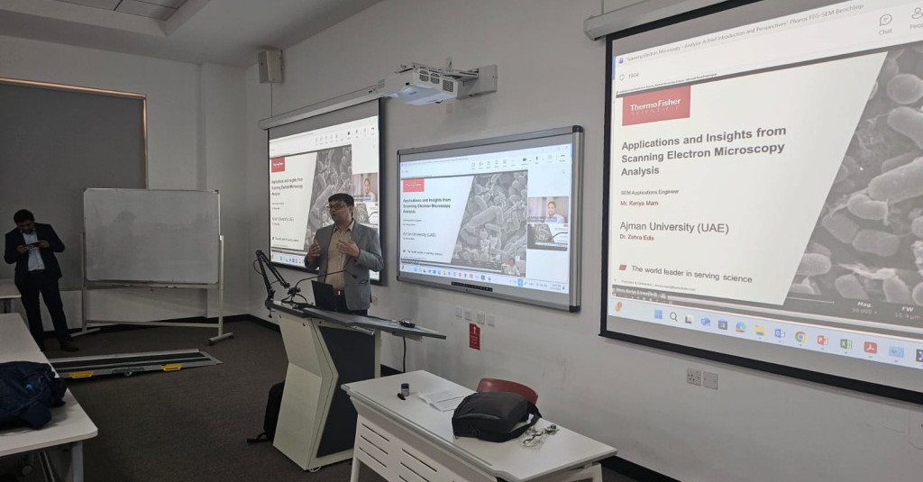 College of Pharmacy and Health Sciences Strengthens Industry Ties with Scanning Electron Microscopy (SEM) Seminar