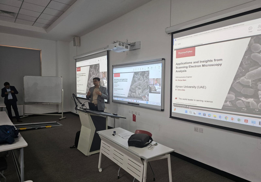 College of Pharmacy and Health Sciences Strengthens Industry Ties with Scanning Electron Microscopy (SEM) Seminar