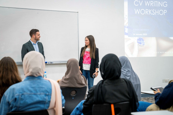 AU Students Attend CV Writing Workshop by Richemont Group