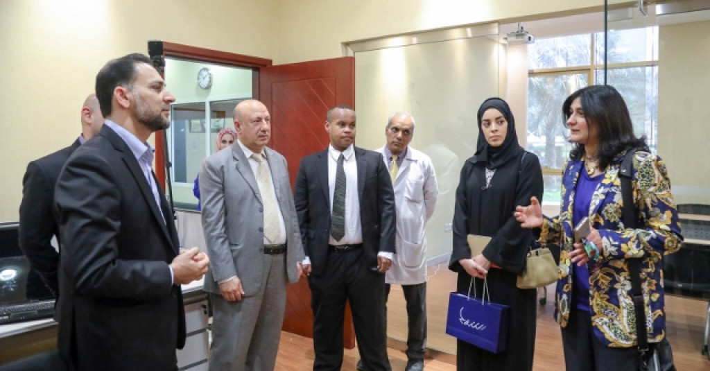 Sheraa Delegates Visit Ajman University Innovation Center