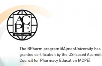Bachelor of Pharmacy Receives International Certification from ACPE