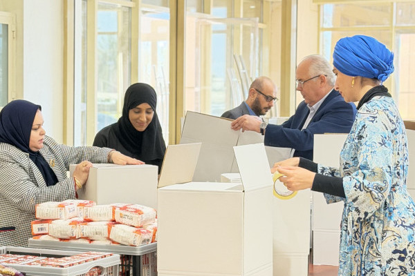 كلية القانون تنظم مبادرة «المير الرمضاني» لتعزيز الأمن الغذائي