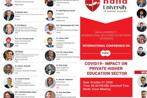 CBA Dean Speaks at International Conference on COVID-19