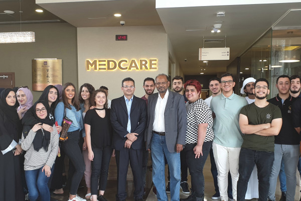 Marketing Students Field trip Services to MEDCARE Sharjah on 18th October 2018