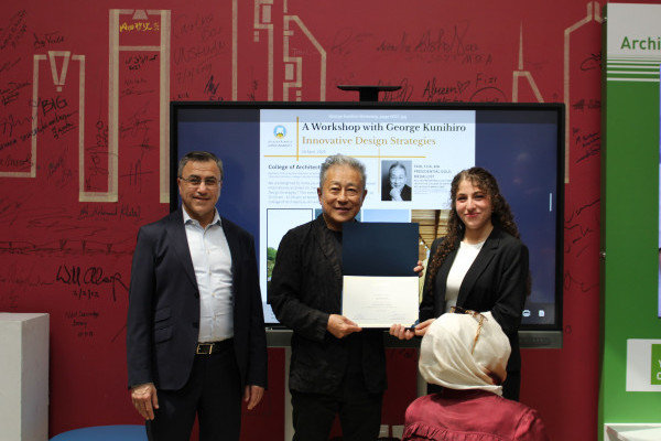 “Innovative Design Strategies”: CAAD Hosts Inspiring Workshop with Architect George Kunihiro