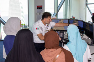The College of Pharmacy and Health Sciences Organized an Educational Trip to the National Ambulance in Abu Dhabi
