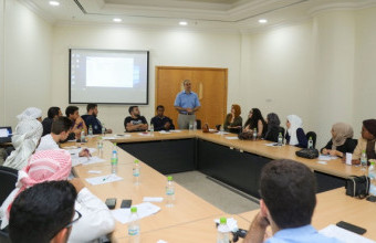 Election of the Student Council at Ajman University