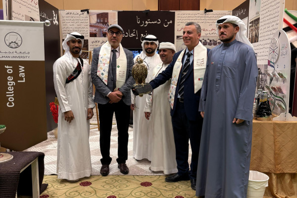 مشاركة أسرة كلية القانون وطلبتها في احتفالية اليوم الوطني 54