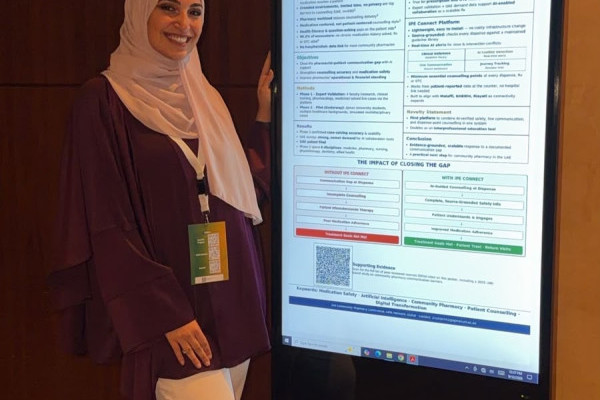 Ajman University’s College of Pharmacy and Health Sciences Demonstrates Research Excellence and Innovation at the 2nd Community Pharmacy Conference in Dubai