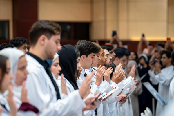 Ajman University’s Future Doctors Begin Their Clinical Journey at the White Coat Ceremony
