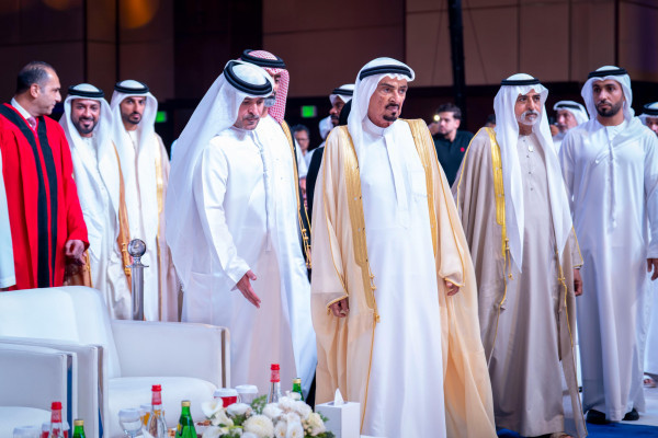 H.H. Sheikh Humaid Al Nuaimi Attends the Graduation Ceremony for Ajman University’s Class of 2025