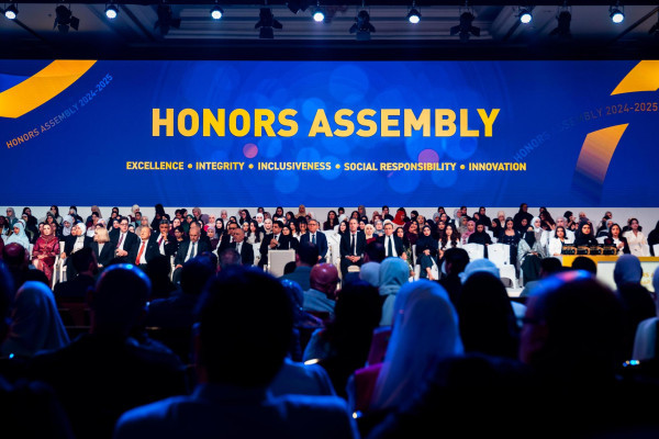 Ajman University Recognizes Excellence Across Its Academic Community and Strategic Partners at the 2024–25 Honors Assembly