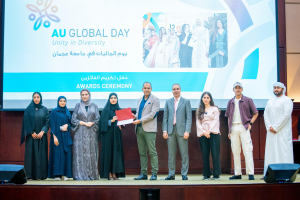 Ajman University Honors the Winning Clubs on AU Global Day 2024